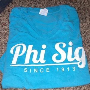 Short Sleeve Phi Sig Shirt
